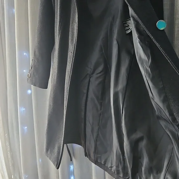 NEW GUESS WOOL PEACOAT DRESS COAT - Picture 9 of 16